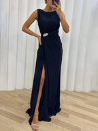 Armelle | Wedding Guest Pleated Maxi Dress for Women