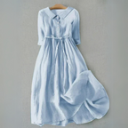 Abigail | Collared Button-Down Midi Dress for Women