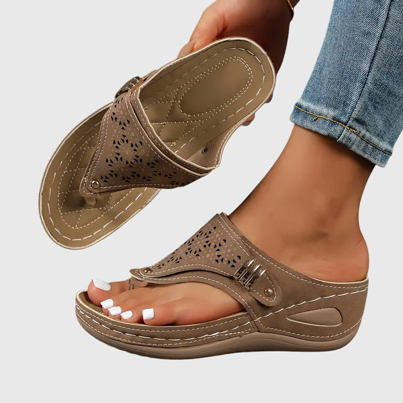 Darya | Open Toe Platform Sandals for Women