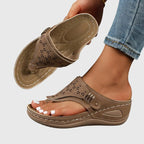 Darya | Open Toe Platform Sandals for Women