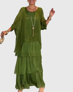Seraphina | Tiered Maxi Dress for Women
