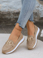 Blanca | Platform Loafers with Metallic Hardware for Women