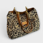 Fantine | Leopard Canvas Tote for Women