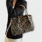 Fantine | Leopard Canvas Tote for Women