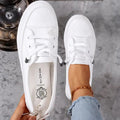 Wren | Lace-Up Canvas Sneakers for Women