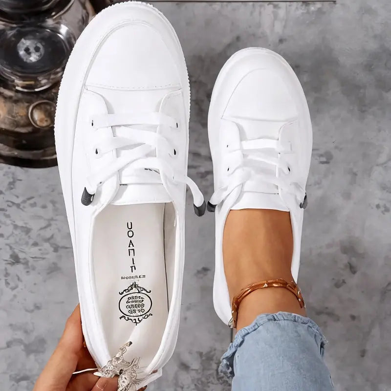 Wren | Lace-Up Canvas Sneakers for Women