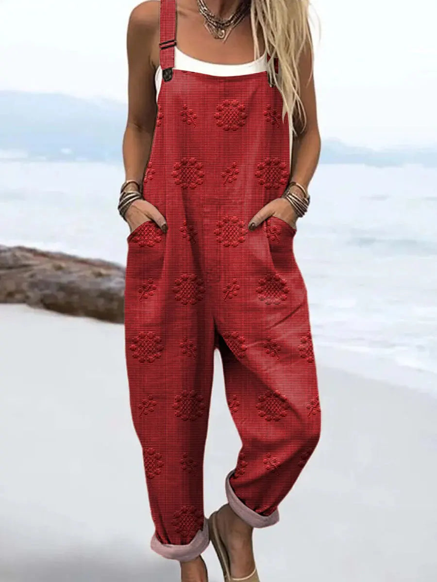 Maeve | Relaxed Fit Patterned Jumpsuit for Women
