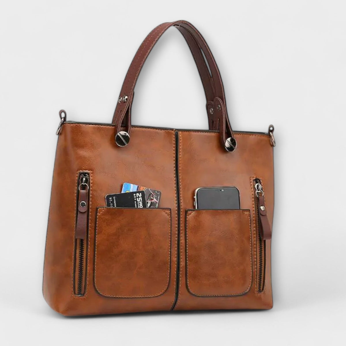 Kristel | Leather Tote Bag for Women
