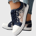 Elena | Lace-Up Platform Sneakers for Women