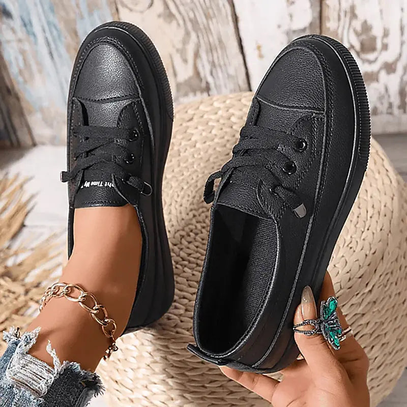 Wren | Lace-Up Canvas Sneakers for Women