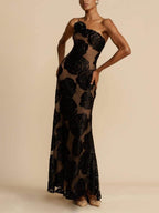 Arabella | Floral Wedding Guest Strapless Maxi Dress for Women