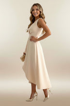 Fenix | Sleeveless Wrap Midi Dress for Women