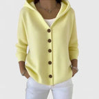 Pippa | Button-Up Hooded Cardigan for Women