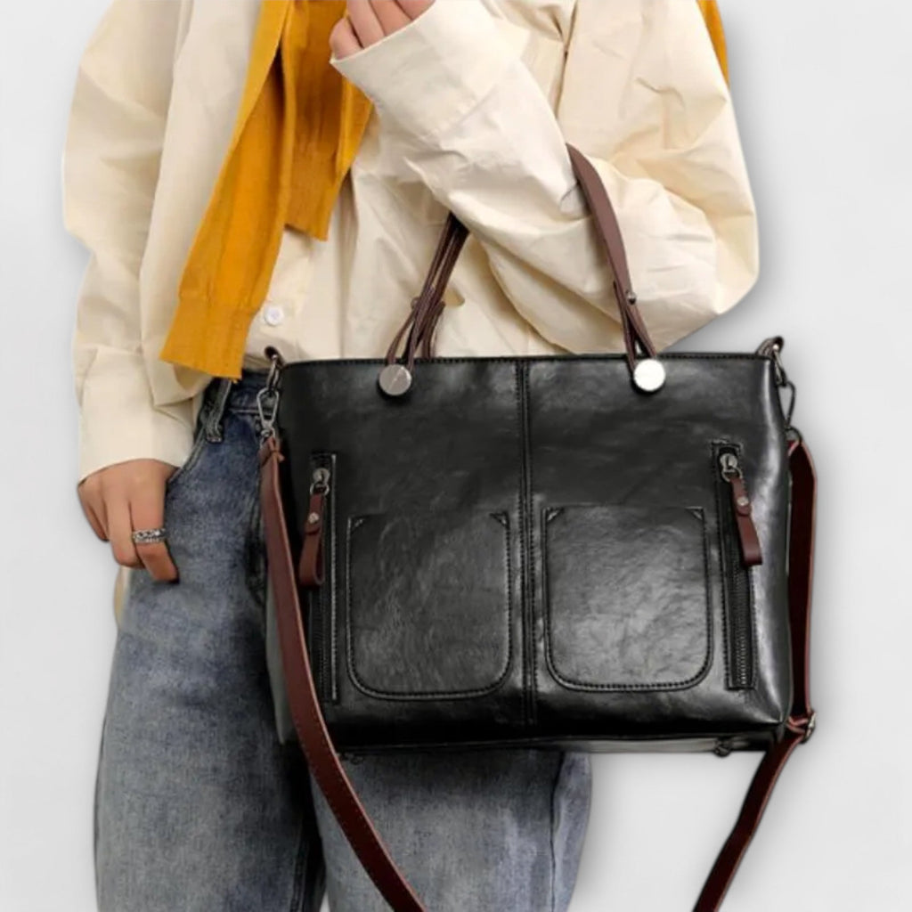 Kristel | Leather Tote Bag for Women