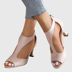 Saphira | Block Heel Sandals with Open Toe for Women