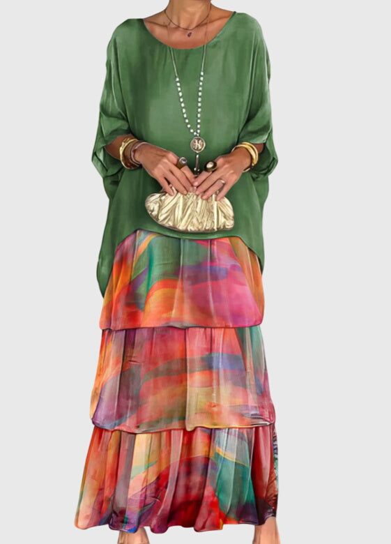 Seraphina | Tiered Maxi Dress for Women