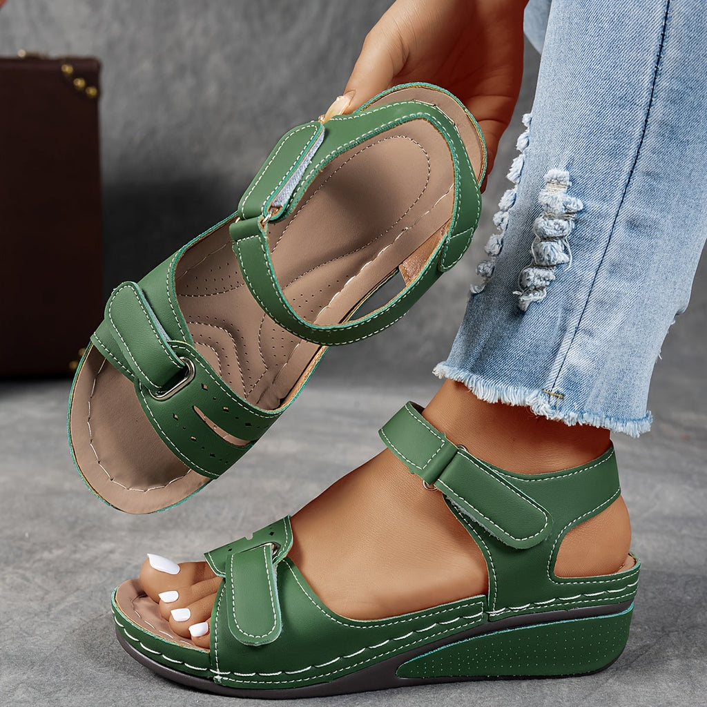 Giorgia | Platform Wedge Sandals with Open Toe for Women