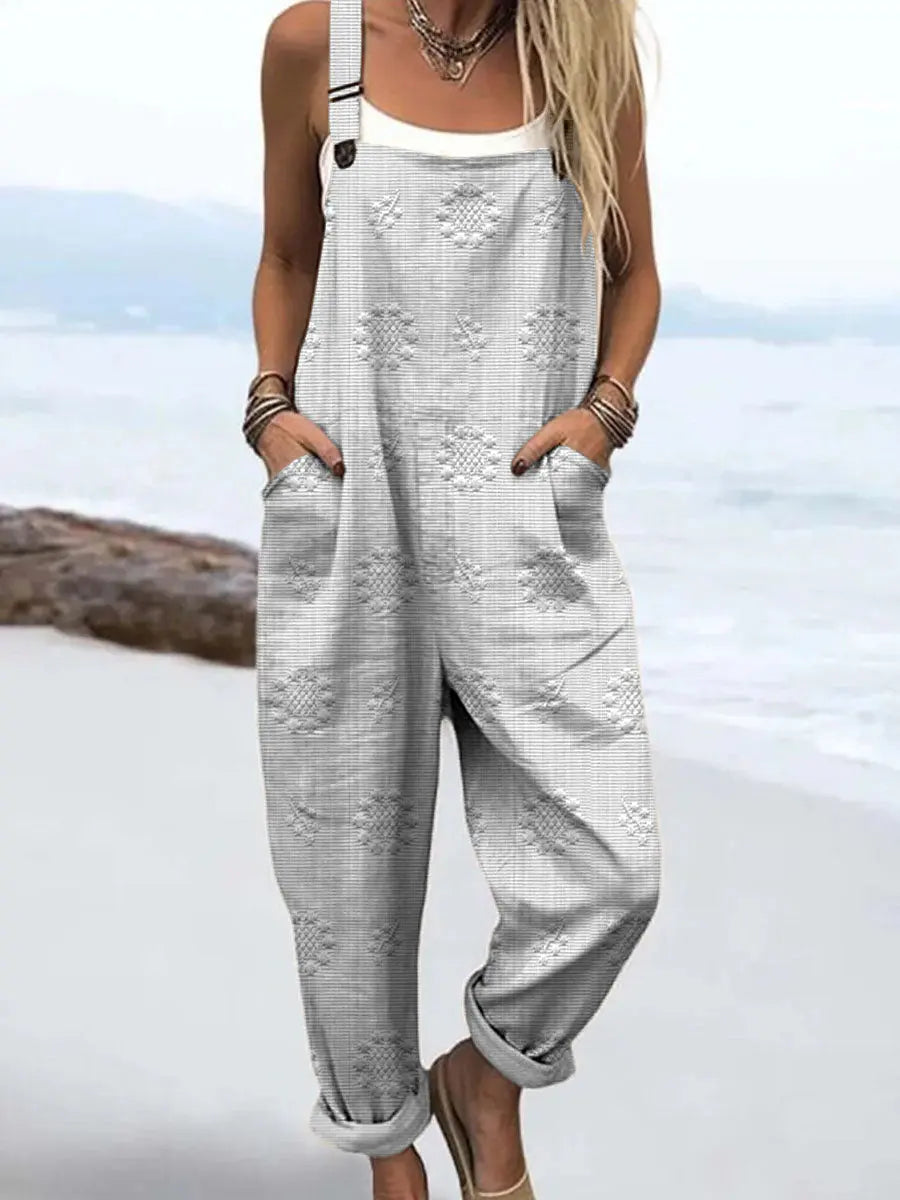 Maeve | Relaxed Fit Patterned Jumpsuit for Women
