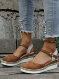 Ruby | Platform Ankle Strap Espadrille Sandals for Women