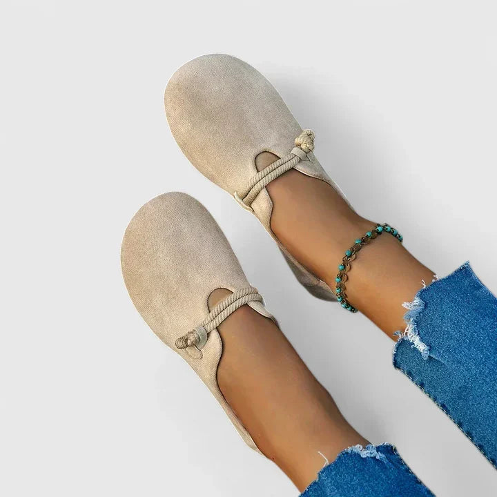 Zelie | Loafers with Rope-Tie and Closed Toe for Women