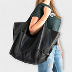 Urania | Oversized Leather Weekender Bag for Women