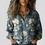 Kalina | Button-Down Floral Shirt for Women
