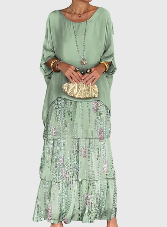 Seraphina | Tiered Maxi Dress for Women