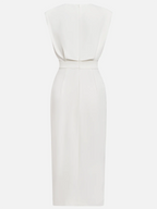 Anthea | Sleeveless Midi Dress with Button-Front for Women