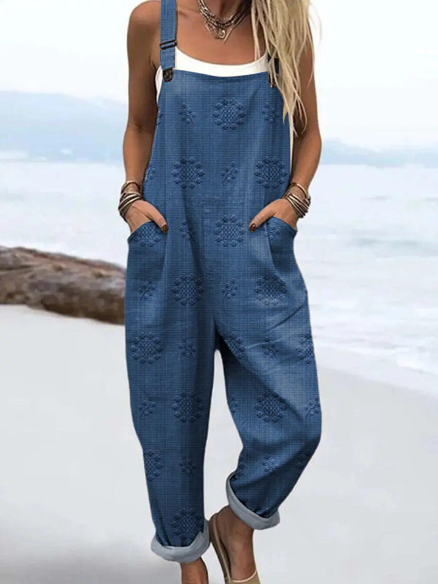 Maeve | Relaxed Fit Patterned Jumpsuit for Women