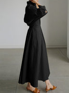 Eden | Wrap Waist Maxi Shirt Dress for Women