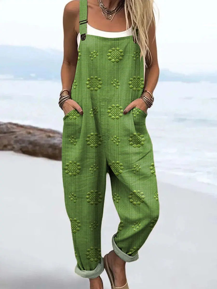 Maeve | Relaxed Fit Patterned Jumpsuit for Women