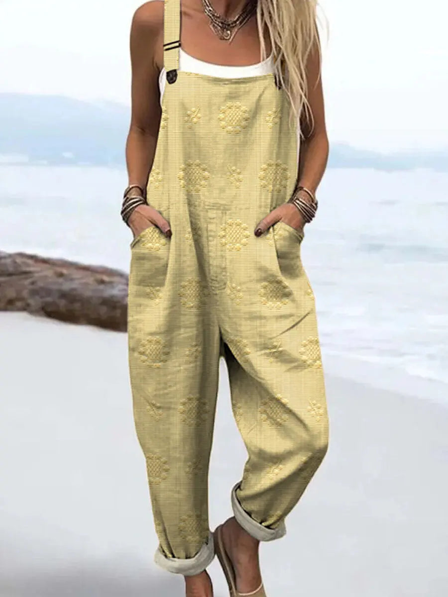 Maeve | Relaxed Fit Patterned Jumpsuit for Women