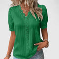 Indy | V-Neck Short Sleeve Blouse for Women