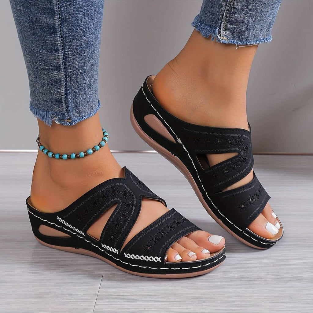 Valencia | Open Toe Strappy Sandals for Women