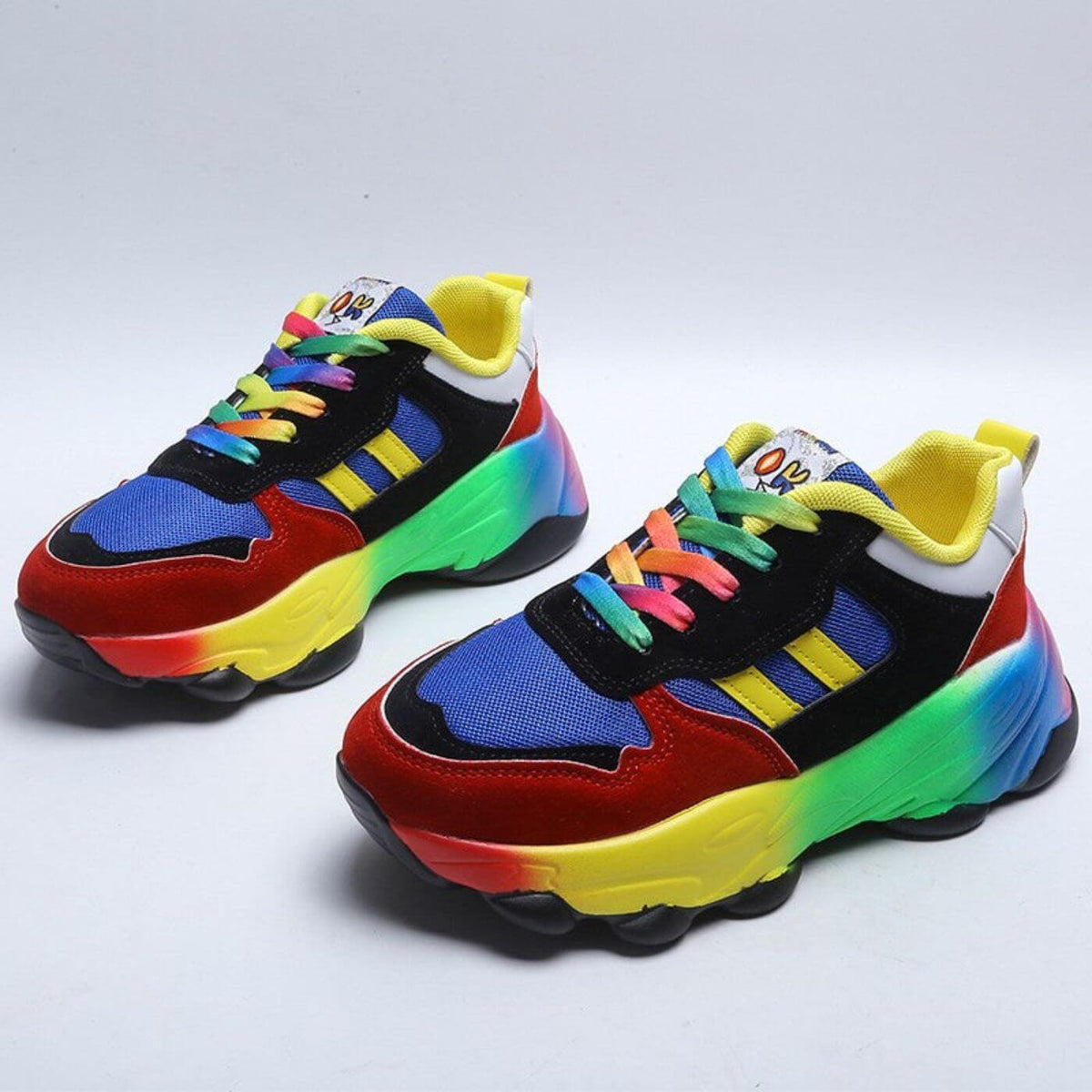 Jada | Neon Chunky Platform Sneakers for Women