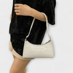 Nia | Shiny Crocodile Embossed Shoulder Bag for Women
