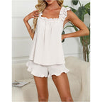 Glenda | Lounge Set with Ruffle Trim for Women