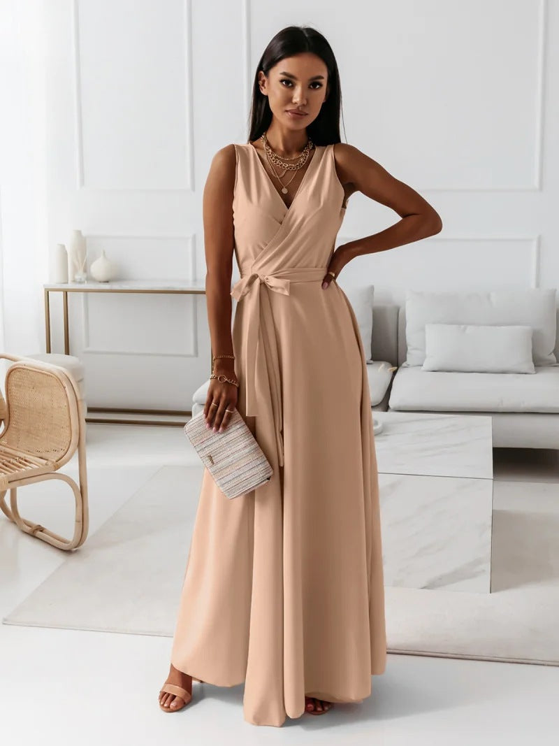 Hailey | Wrap V-Neck Maxi Dress for Women