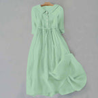 Abigail | Collared Button-Down Midi Dress for Women