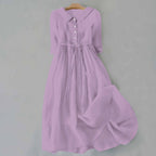 Abigail | Collared Button-Down Midi Dress for Women