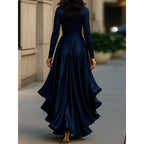 Constance | Wrap V-Neck Long Sleeve Maxi Dress for Women