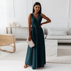 Hailey | Wrap V-Neck Maxi Dress for Women