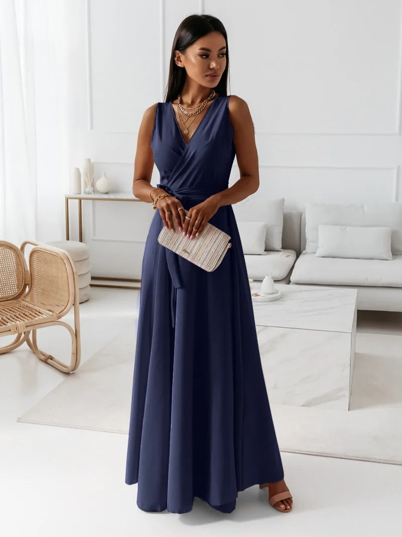 Hailey | Wrap V-Neck Maxi Dress for Women