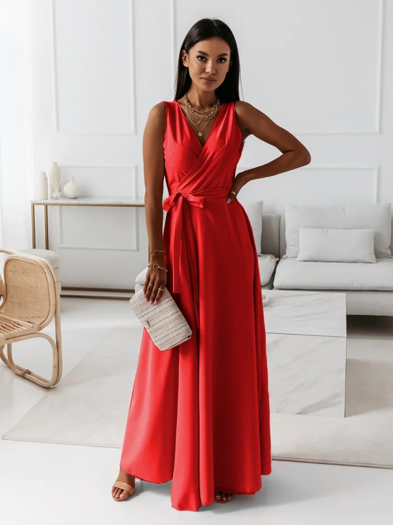 Hailey | Wrap V-Neck Maxi Dress for Women