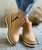 Riva | Platform Slip-On Chelsea Boots for Women