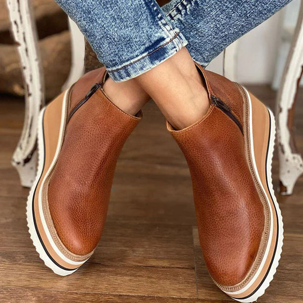 Riva | Platform Slip-On Chelsea Boots for Women