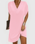 Annie | V-Neck Split Sleeve Mini Dress for Women