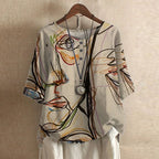 Anya | Floral Oversized Blouse for Women