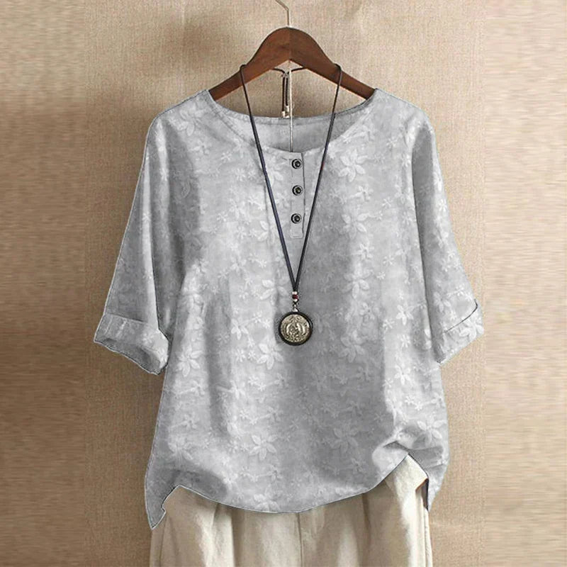 Anya | Floral Oversized Blouse for Women