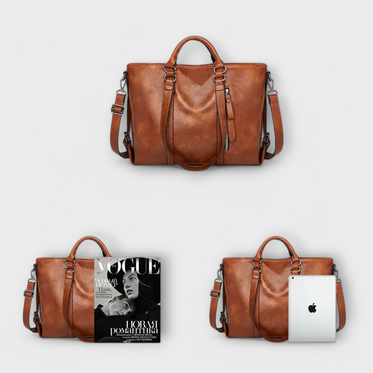 Magnolia | Large Leather Tote Bag for Women